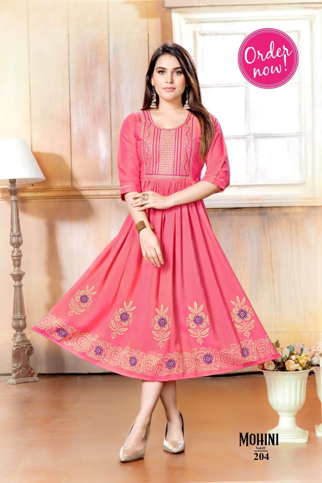New Riyaa Mohini 2 Fancy Wear Wholesale Kurti Collection